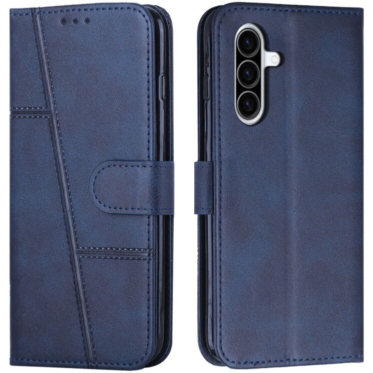 Чохол-книжка з застібкою UniCase Jet Cover для Samsung Galaxy A57 (A576) - Blue: фото 1 з 10