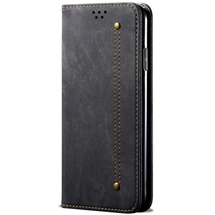 Чехол-книжка UniCase Jeans Wallet для Apple iPhone 16 Plus - Black: фото 5 из 6