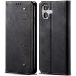 Чехол-книжка UniCase Jeans Wallet для Apple iPhone 16 Plus - Black (360610B)