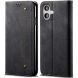 Чехол-книжка UniCase Jeans Wallet для Apple iPhone 16 Plus - Black (360610B). Фото 1 из 6