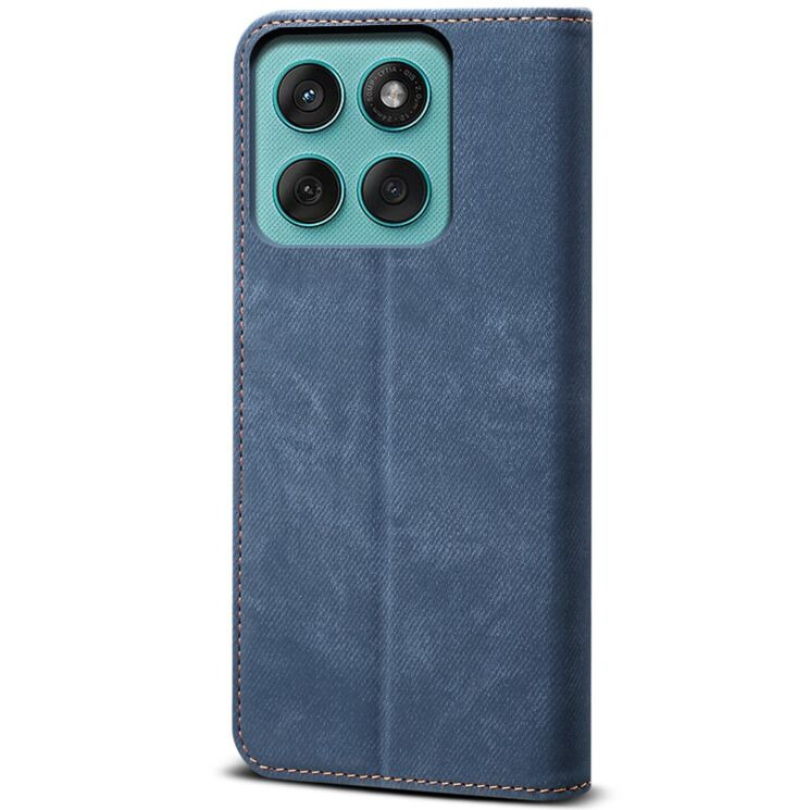 Чехол-книжка UniCase Jeans Wallet для Motorola Moto G56 - Blue: фото 6 из 7