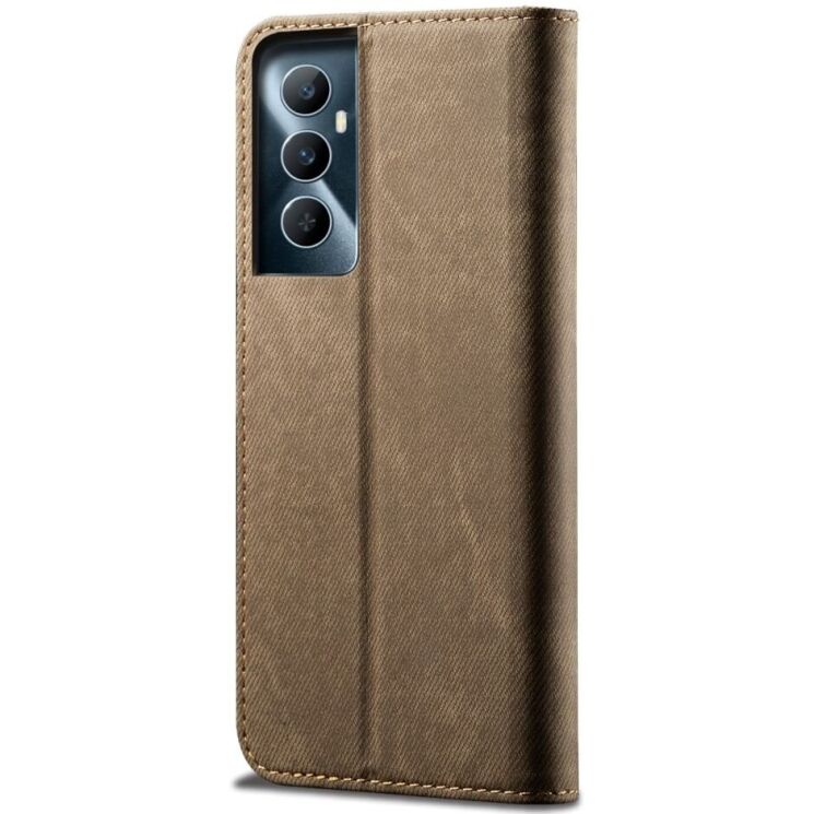 Чехол-книжка UniCase Jeans Wallet для Realme C65 - Khaki: фото 6 из 6