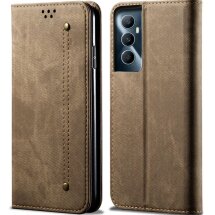 Чехол-книжка UniCase Jeans Wallet для Realme C65 - Khaki: фото 1 из 6