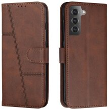 Чехол-книжка UniCase Jet Cover для Samsung Galaxy S22 (S901) - Brown: фото 1 из 11