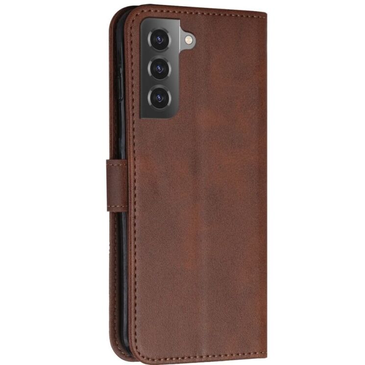 Чехол-книжка UniCase Jet Cover для Samsung Galaxy S22 (S901) - Brown: фото 5 из 11
