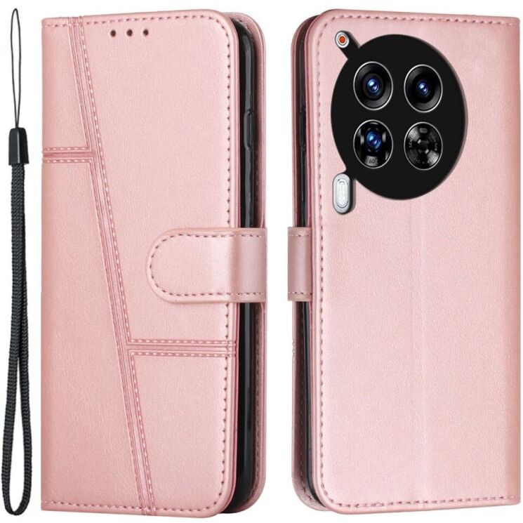 Чехол-книжка UniCase Jet Cover для TECNO Camon 30 (CL6) - Rose Gold: фото 1 из 10
