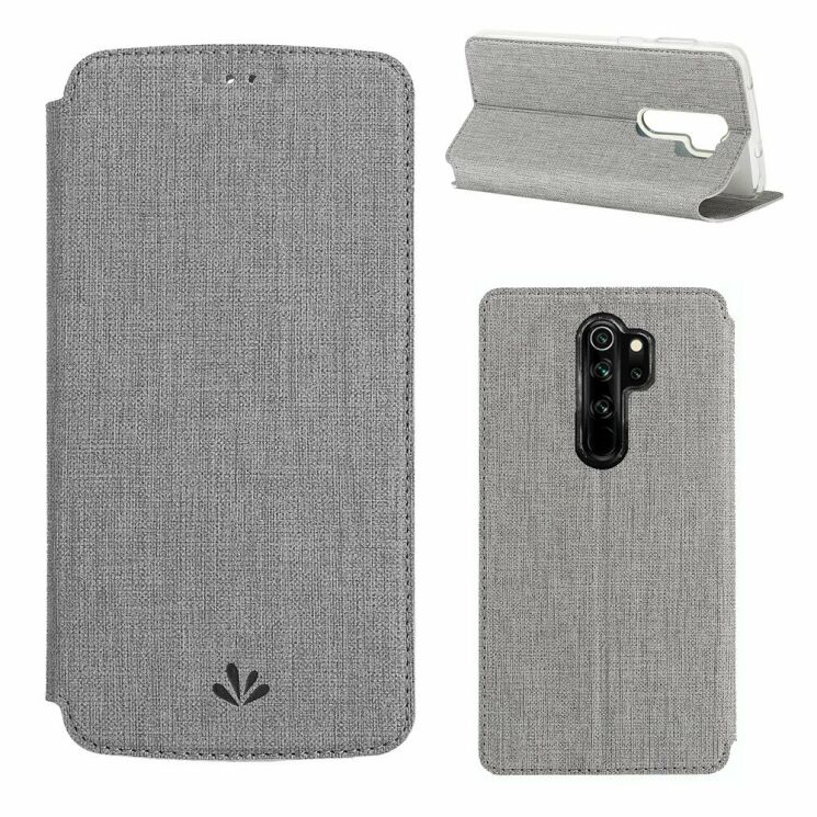Чехол-книжка VILI DMX Style для Xiaomi Redmi Note 8 Pro - Grey: фото 1 из 20