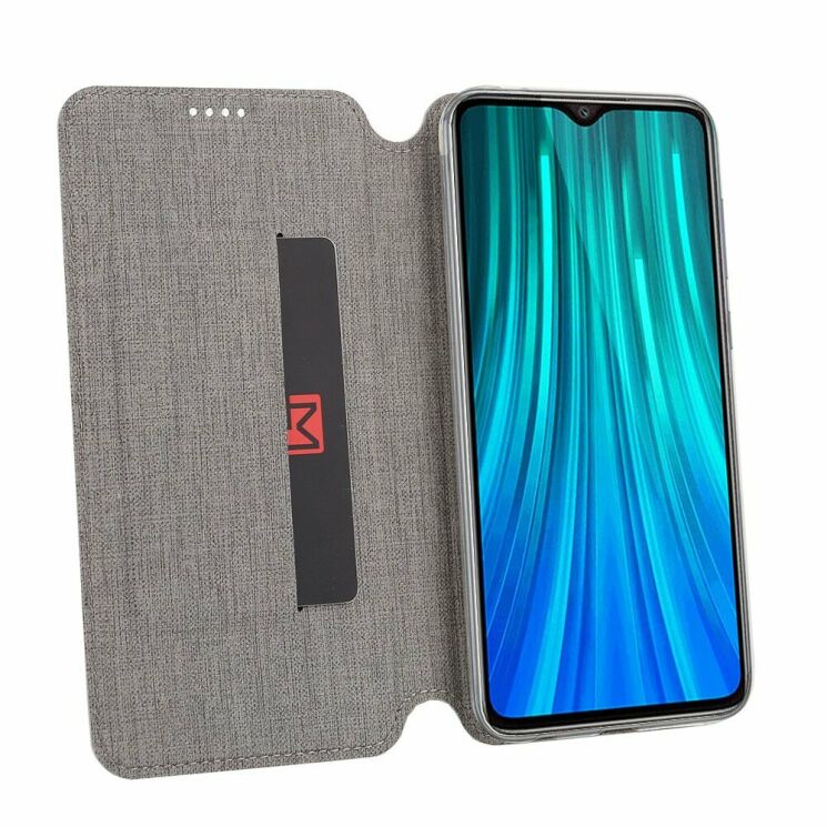 Чехол-книжка VILI DMX Style для Xiaomi Redmi Note 8 Pro - Grey: фото 8 из 20