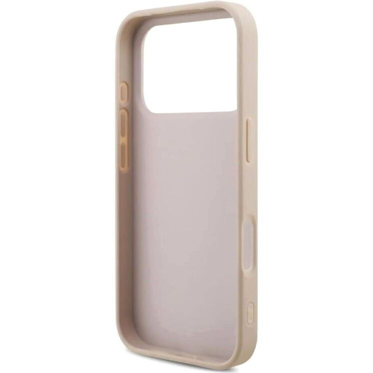 Чехол с ремешком Guess 4G Strap 4G Classic Logo для iPhone 17 Pro (GUHCP17LP4GMGSP) - Pink: фото 7 из 9