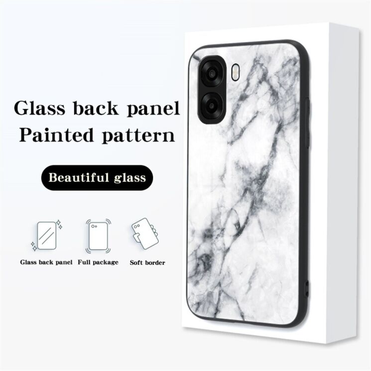 Чохол з малюнком Deexe Gradient Pattern для OPPO A6x - White: фото 7 з 8