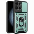 Чехол с защитой камеры Deexe Armor Shield для Motorola Moto G75 - Green (367852G)
