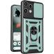 Чохол із захистом камери Deexe Armor Shield для Nothing Phone (3a) Lite - Green (405427G). Фото 1 з 9