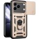 Чехол с защитой камеры Deexe Armor Shield для TECNO Spark 50 - Gold (432402F). Фото 1 из 9
