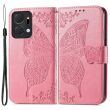 Чехол UniCase Butterfly Pattern для Honor X7a - Pink (337507P)