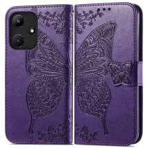 Чехол UniCase Butterfly Pattern для Infinix Hot 30i - Dark Purple: фото 1 из 7