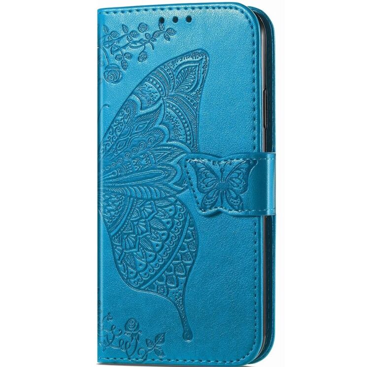 Чехол UniCase Butterfly Pattern для Motorola Edge 40 Neo - Blue: фото 5 из 5