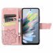 Чехол UniCase Butterfly Pattern для Motorola Moto G35 - Rose Gold (367911RG). Фото 2 из 7
