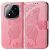 Чехол UniCase Butterfly Pattern для Xiaomi Redmi Note 14 Pro 5G - Pink: фото 1 из 9