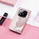 Чехол UniCase Butterfly Pattern для Xiaomi Redmi Note 14 Pro - Rose Gold (379104RG). Фото 6 из 14