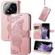 Чехол UniCase Butterfly Pattern для Xiaomi Redmi Note 14 Pro - Rose Gold (379104RG). Фото 1 из 14