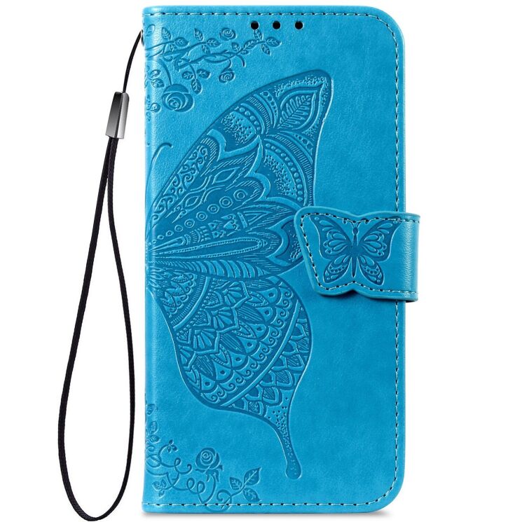 Чехол UniCase Butterfly Pattern для ZTE Blade A76 - Blue: фото 5 из 10