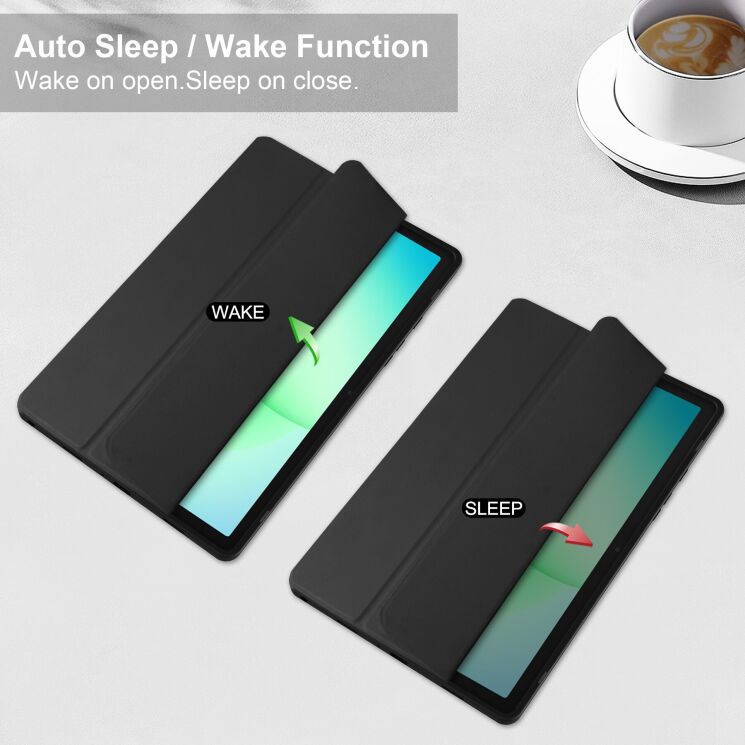 Чeхол UniCase Folio Style для Samsung Galaxy Tab A11 Plus (X230/236) - Green: фото 3 из 8