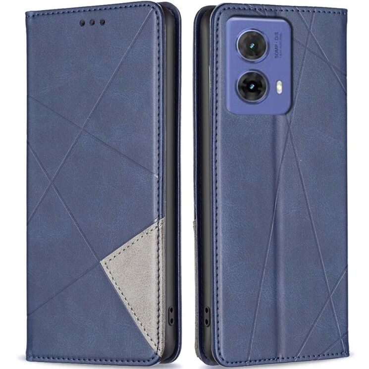 Чехол UniCase Geometric Pattern для Motorola Moto G85 - Blue: фото 1 из 8