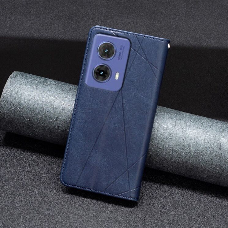 Чехол UniCase Geometric Pattern для Motorola Moto G85 - Blue: фото 5 из 8
