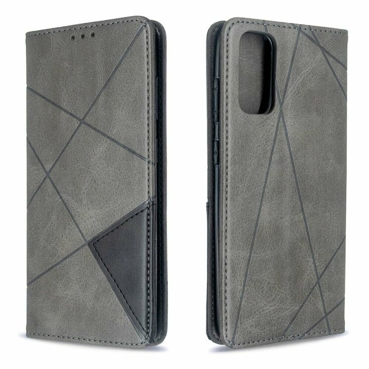 Чехол UniCase Geometric Pattern для Samsung Galaxy S20 (G980) - Grey: фото 4 из 11