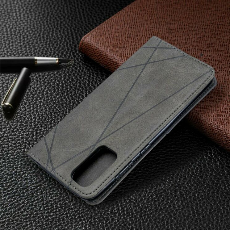 Чехол UniCase Geometric Pattern для Samsung Galaxy S20 (G980) - Grey: фото 6 из 11