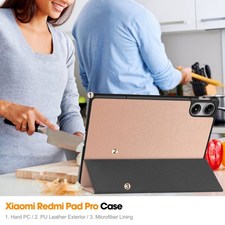 Чехол UniCase Slim для Xiaomi Redmi Pad Pro / Poco Pad - Grey: фото 10 из 10