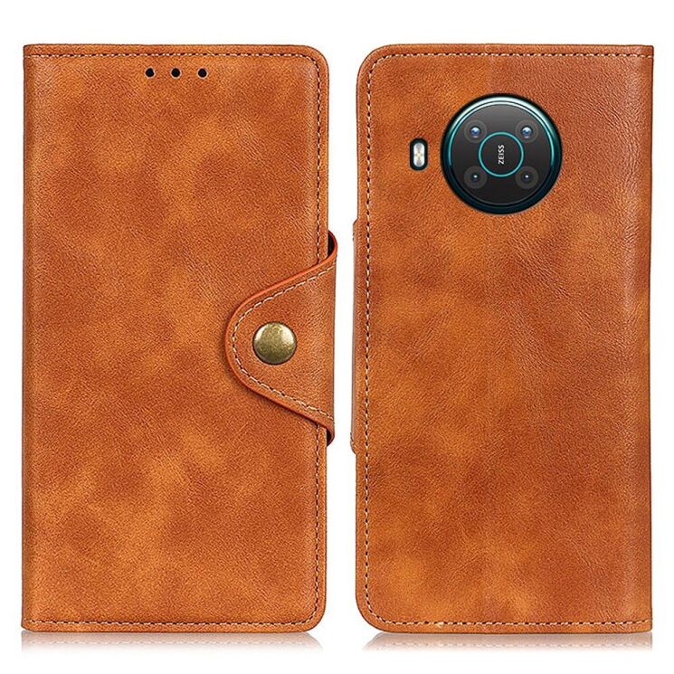 Чехол UniCase Vintage Wallet для Nokia X10 / X20 - Brown: фото 2 из 12