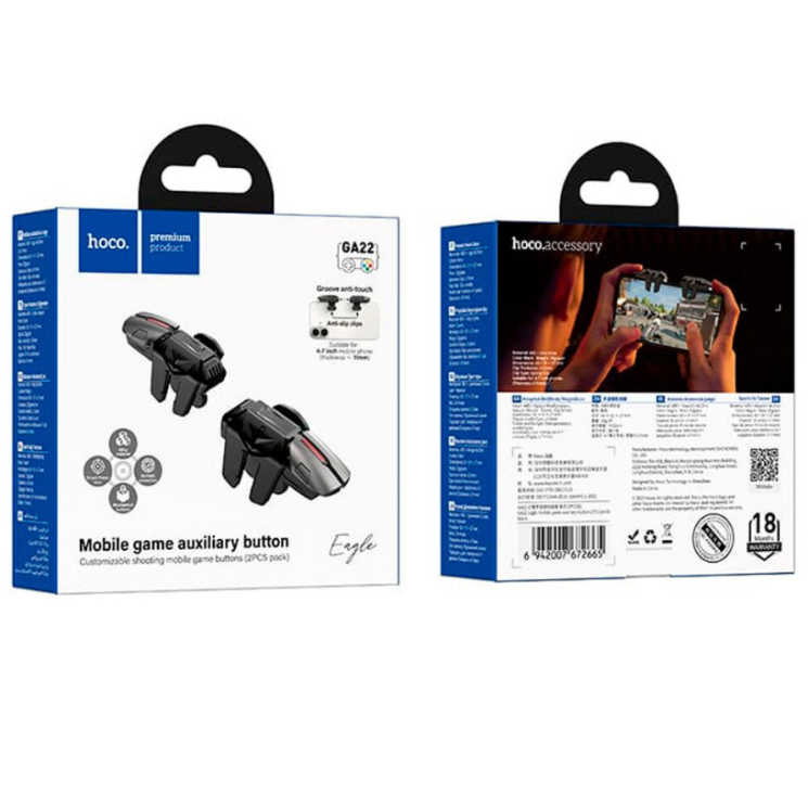 Ігровий контролер Hoco GA22 - Black: фото 5 з 6