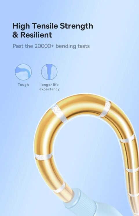 Кабель Baseus Pudding Series Type-C to Type-C (100W, 1.2m) P10355702111-00 - Black: фото 11 з 26