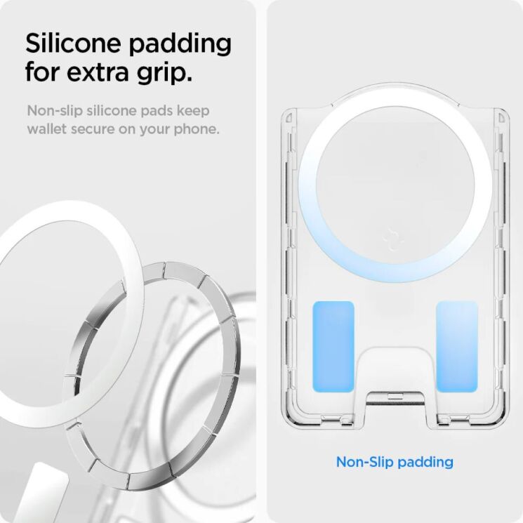 Кардхолдер Spigen Ultra Hybrid (Mag Fit) AFA09206 - Crystal Clear: фото 20 з 21