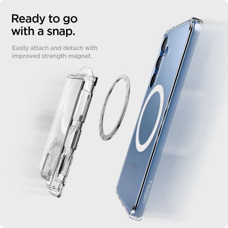 Кардхолдер Spigen Ultra Hybrid (Mag Fit) AFA09206 - Crystal Clear: фото 19 з 21