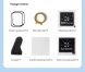 Комплект защитных пленок DUX DUCIS 3D Curved Screen для Apple Watch 45 mm (7 / 8 / 9 Series) - Black (304704B). Фото 18 из 19