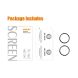 Комплект защитных пленок HAT PRINCE 3D Screen Protector для Garmin Venu 3S - Black (352205B). Фото 8 из 9