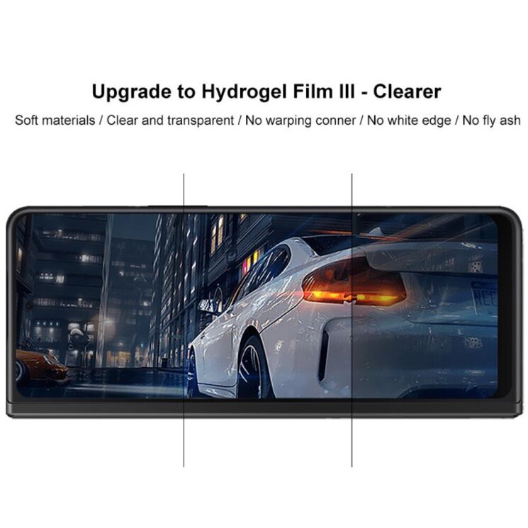 Комплект защитных пленок (на экран и заднюю панель) IMAK Hydrogel Film III для Samsung Galaxy Fold 5: фото 7 из 8