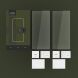 Комплект захисних стекол (2шт) HOFI Glass Pro+ (FP) для Samsung Galaxy S24 Ultra (S928) - Black (346987B). Фото 4 з 4