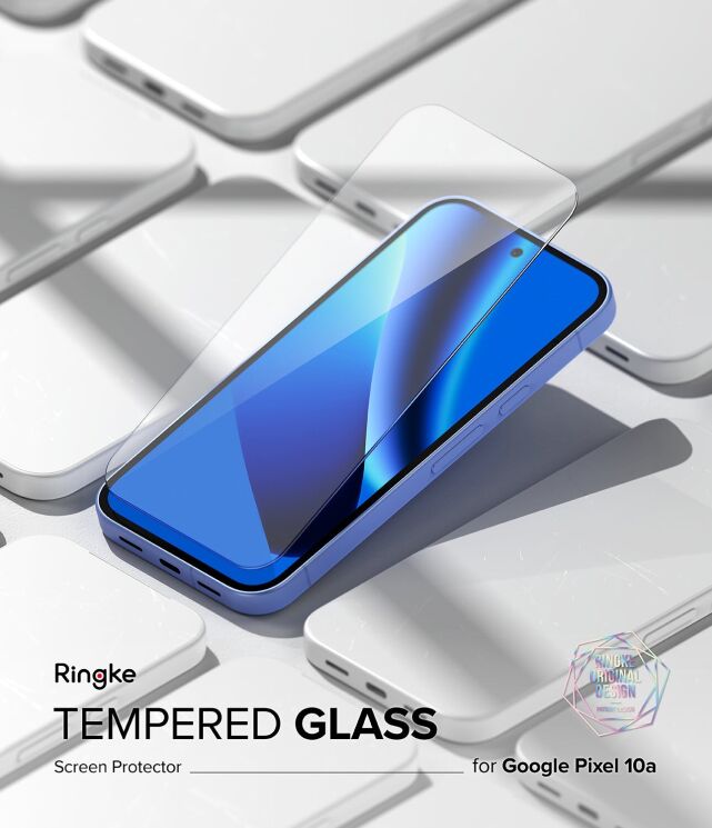 Комплект защитных стекол (2шт) Ringke Screen Protector Tempered Glass для Google Pixel 10a (8800328818439): фото 2 из 15