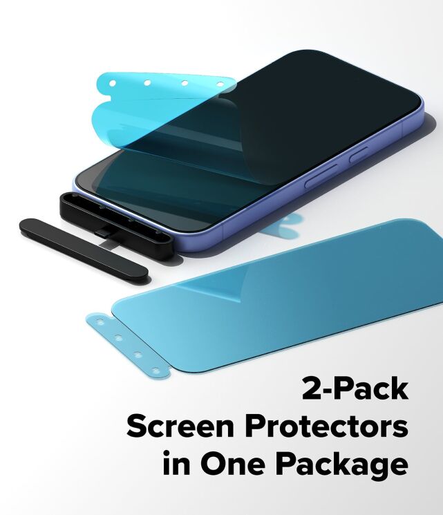 Комплект защитных стекол (2шт) Ringke Screen Protector Tempered Glass для Google Pixel 10a (8800328818439): фото 4 из 15