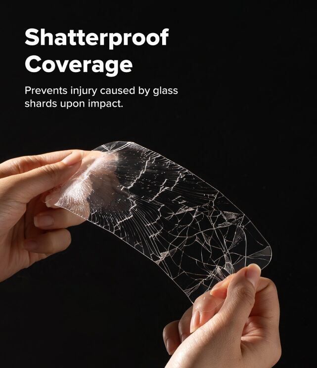 Комплект защитных стекол (2шт) Ringke Screen Protector Tempered Glass для Google Pixel 10a (8800328818439): фото 11 из 15
