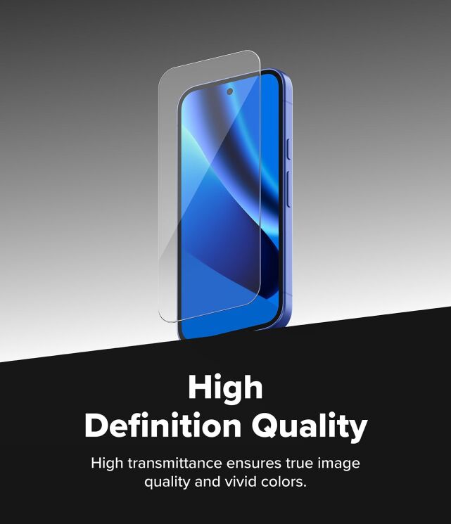 Комплект защитных стекол (2шт) Ringke Screen Protector Tempered Glass для Google Pixel 10a (8800328818439): фото 6 из 15