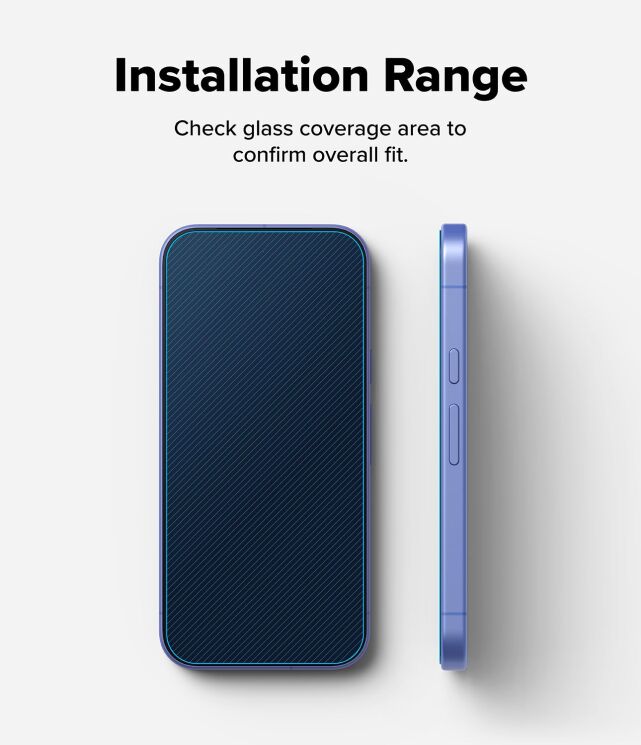 Комплект защитных стекол (2шт) Ringke Screen Protector Tempered Glass для Google Pixel 10a (8800328818439): фото 12 из 15