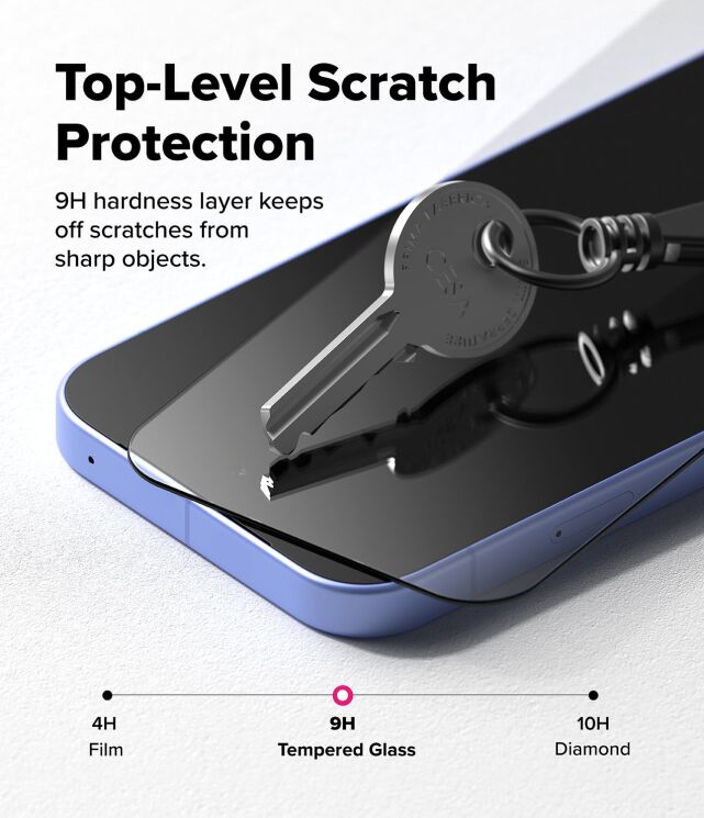 Комплект защитных стекол (2шт) Ringke Screen Protector Tempered Glass для Google Pixel 10a (8800328818439): фото 5 из 15