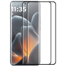 Комплект защитных стекол ENKAY 3D Curved Side Glue для Motorola Edge 70 Fusion - Black: фото 1 из 7