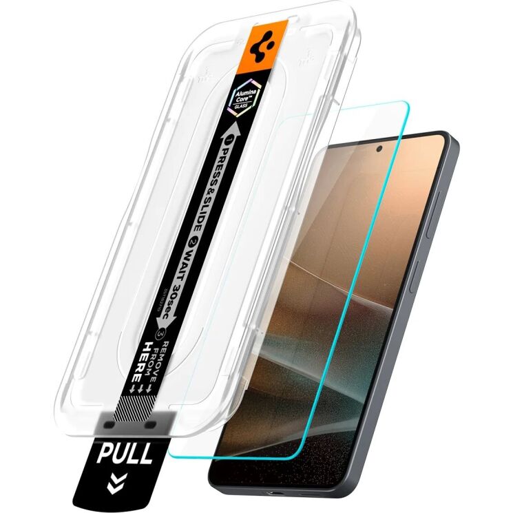 Комплект защитных стекол Spigen GLAS.tR EZ Fit Pro Anti Reflection для Samsung Galaxy S26 (S942) AGL11092: фото 3 из 14