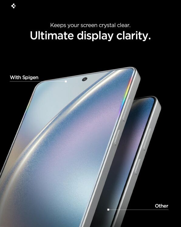 Комплект защитных стекол Spigen GLAS.tR EZ Fit Pro Anti Reflection для Samsung Galaxy S26 (S942) AGL11092: фото 14 из 14