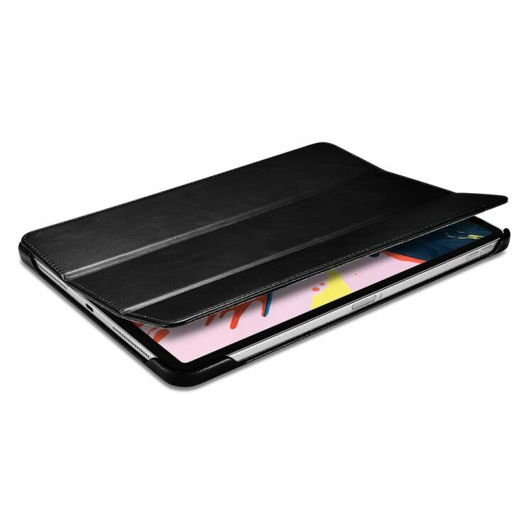 Кожаный чехол ICARER Leather Cover для Apple iPad Pro 11 (2020/2021/2022) / Air 11 M3/M2 (2025/2024) - Black: фото 11 из 21